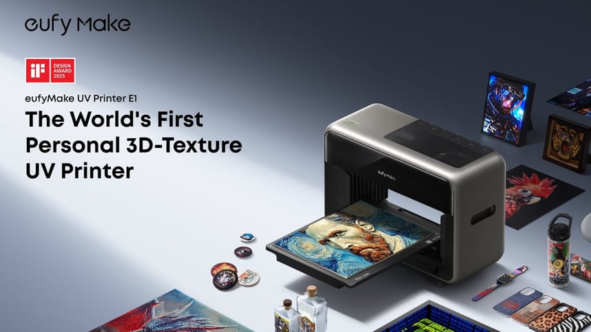 eufyMake E1: The World's First Personal 3D-Texture UV Printer#eufymake