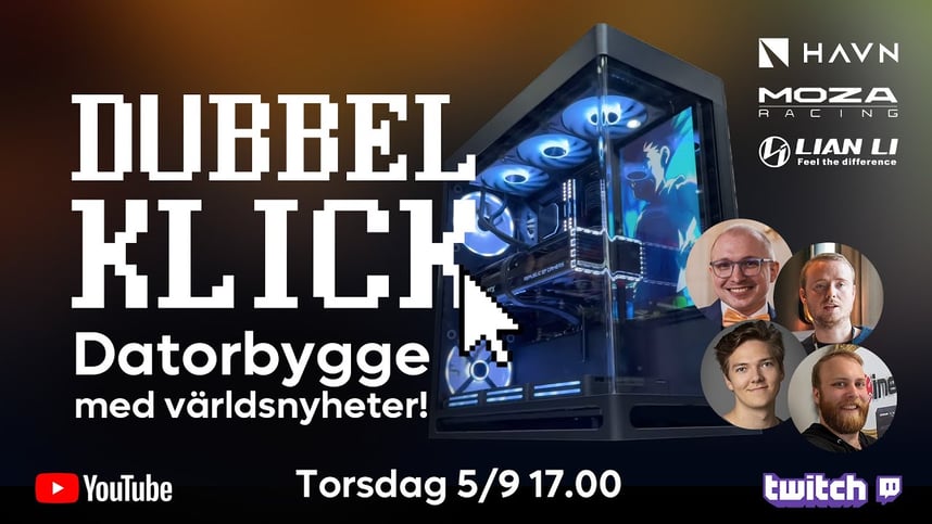 Dubbelklick #199 | Datorbygge med världsnyheter!