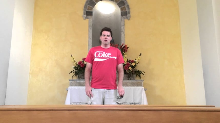 Halo Theme in an Empty Church (CRAZY reverb)