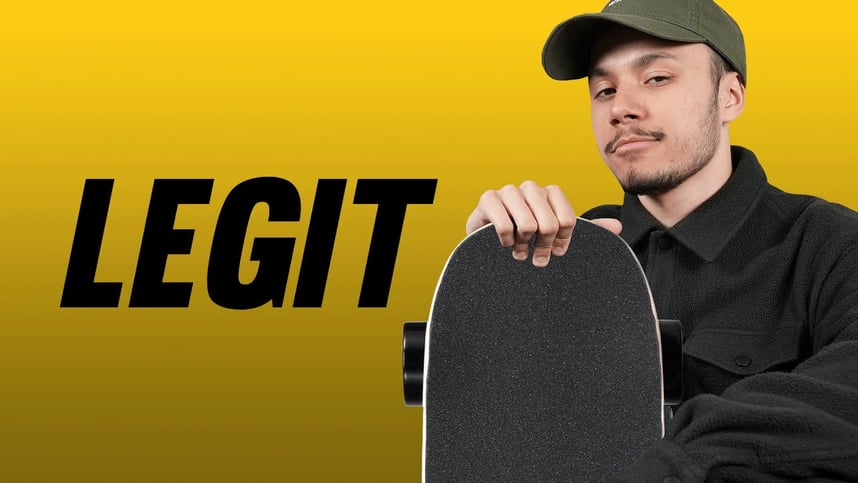 En elektrisk skateboard