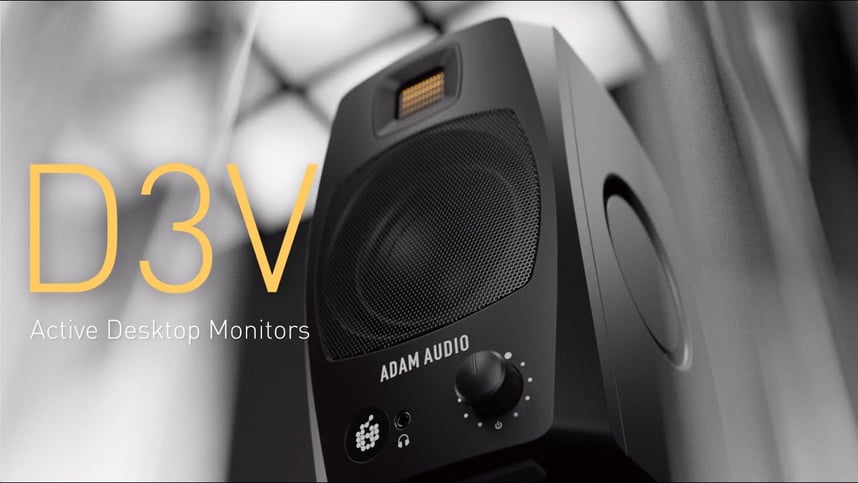 The ALL NEW ADAM Audio D3V Desktop Monitors