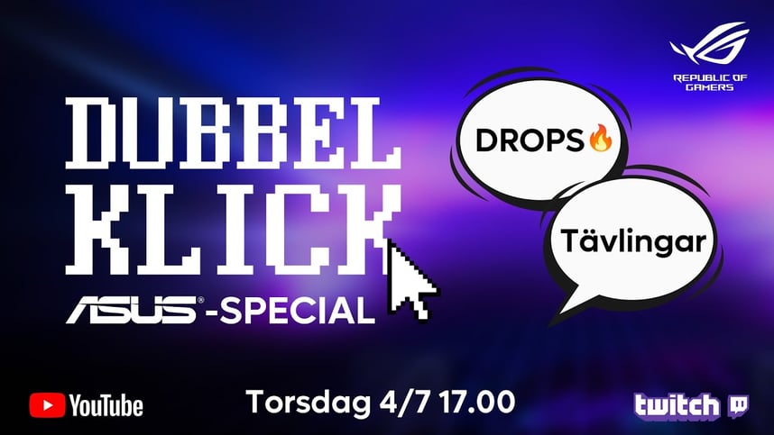 Dubbelklick #190 | ASUS kommer på besök