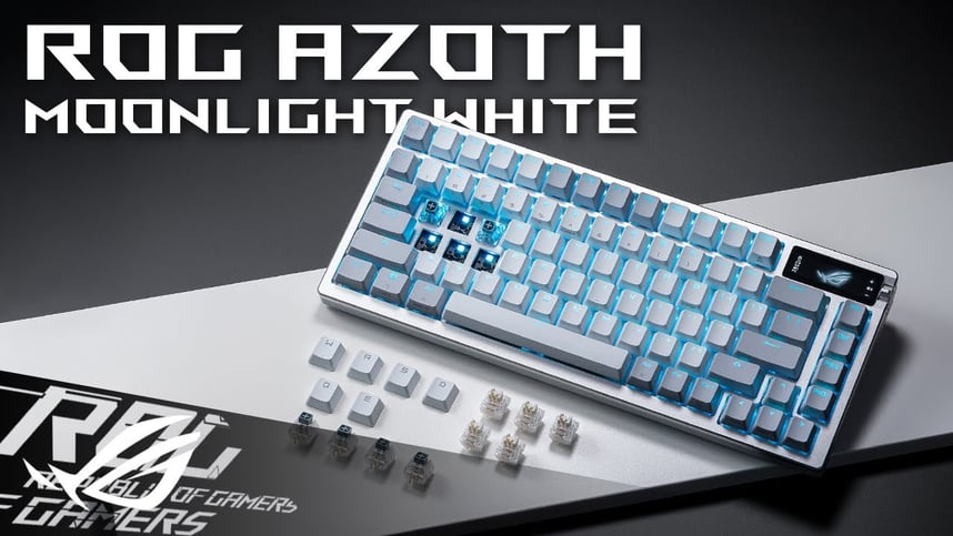 ROG Azoth Moonlight White | Product Video | ROG